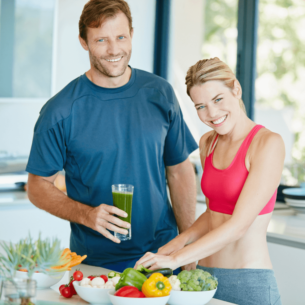 Woman enjoying a healthy Mediterranean meal